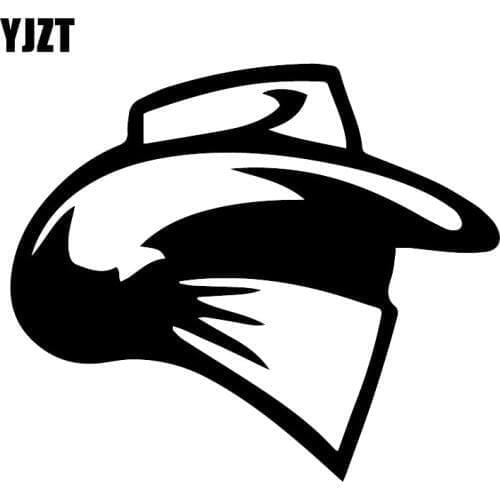 YJZT 15.8X13.6CM Bandit Outlaw Gangster Funny Window Decoration Vinyl Decals Car Stickers C25-1335