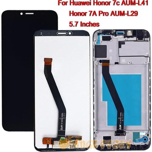 5.7 Inches LCD Screen For Huawei Honor 7A Pro AUM-L41 Display For Honor 7c AUM-L29 LCD Display with Touch Screen Frame Assembly