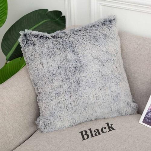 1Pcs Soft Comfortable Plush Fluffy Throw Pillow Case Cushion Cover Decor Supplies Car Sofa Modern