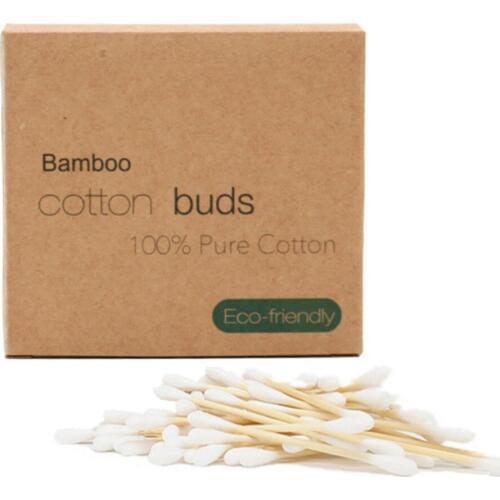 1000pc Bamboo Cotton Swabs Disposable Double Head Cotton Buds Sticks Ears Nose Cleaning Beauty Makeup eco-friendly Cotton Swab