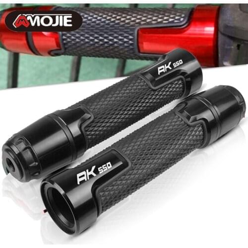 7/8" 22MM CNC Motorcycle handlebar grip handle bar Motorbike handlebar grips FOR KYMCO AK550 AK-550 AK 550 2017 2018