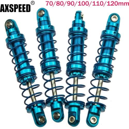 AXSPEED Oil Adjustable Aluminum Front/Rear Shock Absorber Damper for Axial SCX10 CC01 D90 1/10 RC Crawler Car Parts