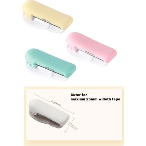 KOKUYO kawaii Masking Tape Cutter Portable Sized Dispenser for 20-25mm Paper Washi Tapes Stickers Home DIY Art tools E6595