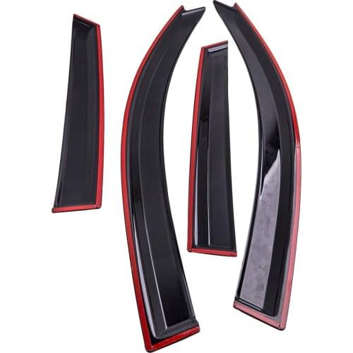 New Smoke Window Vent Visor Sun Rain Wind Shade for Mazda 3 S Hatchback 2004-09