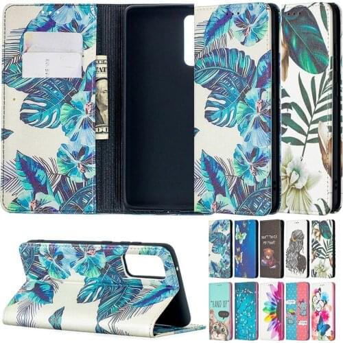 Magnetic Folio Flip Wallet Case For Samsung Galaxy S21 Ultra S20 FE S10 Plus S10 Lite A11 A21 A31 A41 A51 A71 A81 A91 Back Cover
