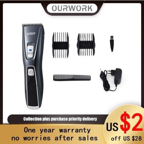 Hair Clipper High Quality Power Professional Hairdressing Scissors USB Fast Charge LCD Electric Display Shave Home