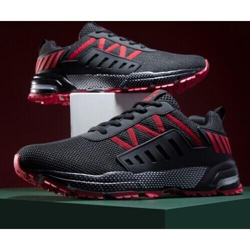 Mens shoes hot sale light running shoes comfortable casual shoes breathable non-slip wear-resistant outdoor hiking sports shoes
