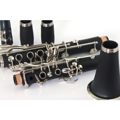 Woodwind musical instrument ABS body nickel plated G tone turkish clarinet