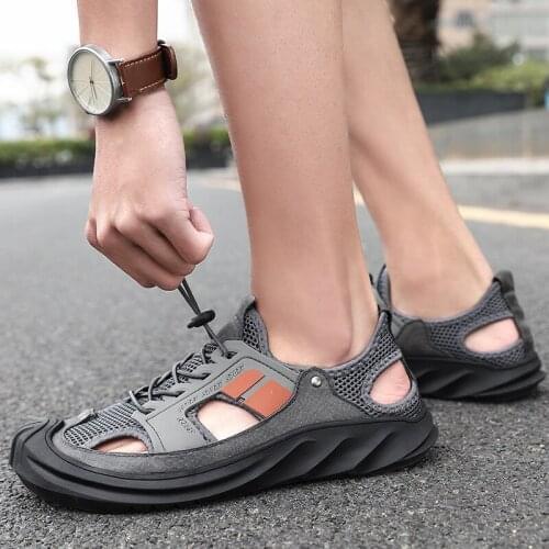 S size men for sandal breathable mens slippers shoes male casual 39 hot beach sandals sale