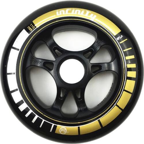 PowerSlide PS Infinity Speed Skating wheels 8 Pcs/lot High Response Roller Skates Speeding Racing Wheel 90mm 100mm 110mm