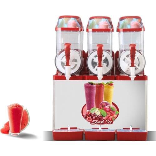 High quality low price sorbet granita slush machine with 2 tanks for restaurant and beverage shop