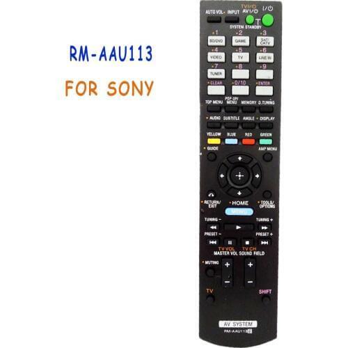 New Replacement RM-AAU113 Remote Control For Sony AV SYSTEM Audio Power Amplifier RMAAU113 RM-AAU072 STR-DH830 Remoto Controle