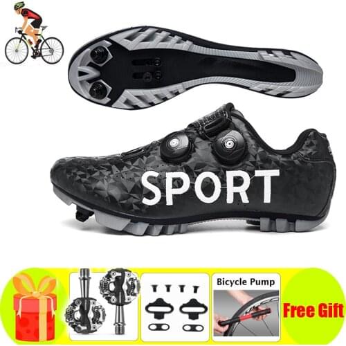 Sapatilha Ciclismo Mtb Cycling Shoes Professional Lightweight Self-Locking SPD Bicycle Breathable Waterproof Racing Bike Men