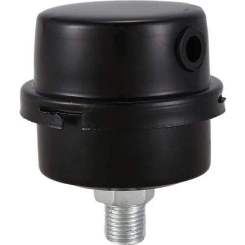 Air Compressor Intake Filter Muffler Silencer 1/4BSP 13mm Thread Black