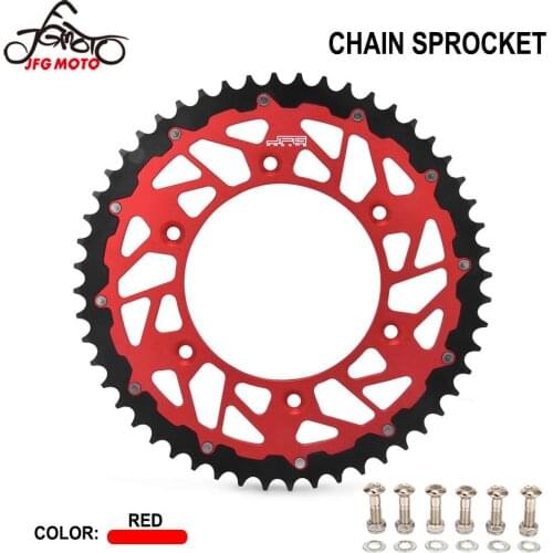 Motorcycle Rear Chain Sprocket For Honda CR125R CRF CRM XR 230M 150F L X R 430 300 350 400 390 RR RS 1991-2018