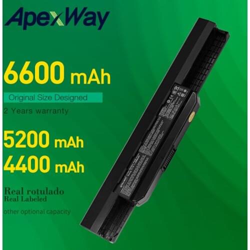 11.1V Laptop Battery For Asus K53 K53S K53SV K53SD K53T X53S X54H X54L X84 X84S A43 A53 A53J A53S A53SJ A32-K53 A42-K53 6600mAh