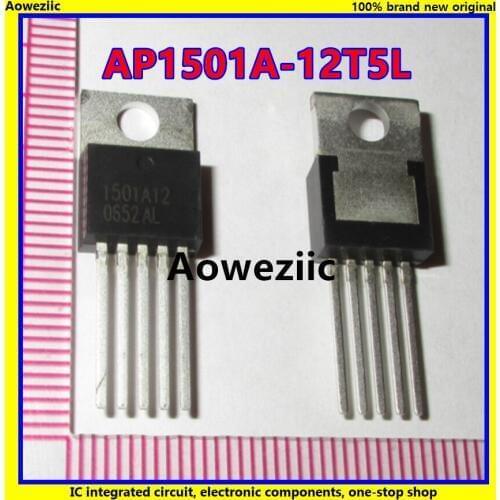 5Pcs/Lot AP1501A-12T5L-U AP1501A-12T5L 1501A-12 1501A12 IC REG BUCK 12V 3A TO220-5 New Original Product