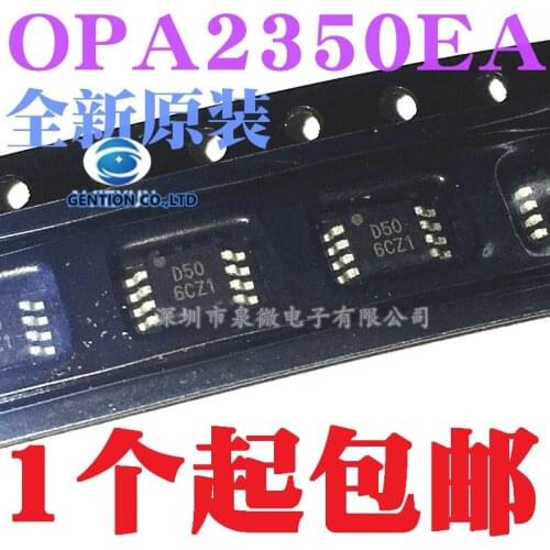 5PCS OPA2350EA silk-screen D50 OPA2350 MSOP8 in stock 100% new and original