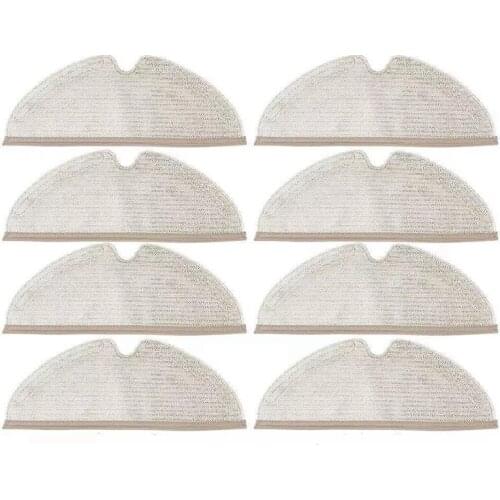 8PCS Mop Cloth Replacement Mop Pad for Xiaomi Roborock S5Max S50 S51 S55 S60 S6 Maxv Sweeping Robot Accessories