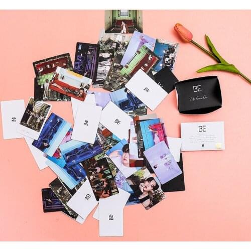 KPOP Star Album Photo Card Bangtan Boys Collection Photocard BE Self Lomo Cards JK V JIMIN SUGA JHOPE JIN Fans Christmas Gift