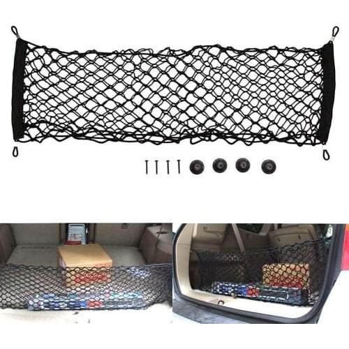 Car Cargo Net Universal Auto Car Trunk Cargo Storage Organizer Net Bag Mesh Luggage Holder Automobiles Interior Accessories