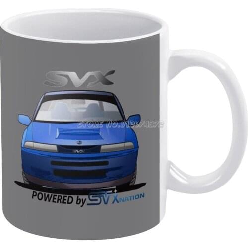 White Family Svx 25th Anniversary T Shirts Coffee Mugs 330ml Creative Travel Mug and Cup Office Drinkware Mugs Tazza Svx Svx Svx