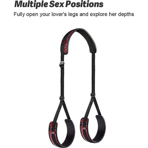 PU Leather Sponge BDSM Bondage Restraints Open Leg Adult SM Game Restrain Ropes Sex Swing For Women Toys Adults Couples