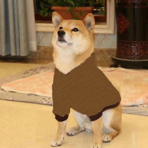 Pet Dog French Bulldog Hoodie Jacket Winter Warm Coat Sweater Clothes for Small Medium Large Dogs Corgi Pug Costume WSC14