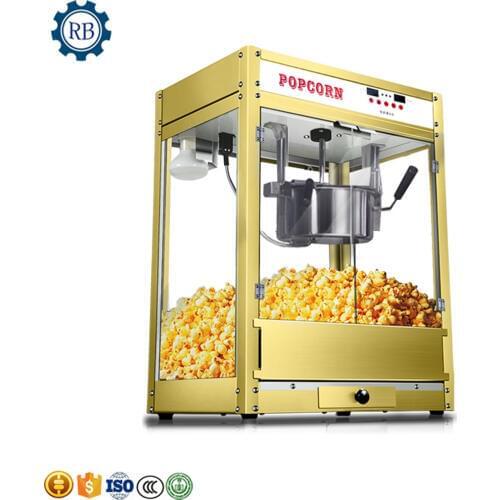 Small mini Caramel Mushroom Hot Air Popcorn Maker Machine home use Sweet popcorn making puffing machine
