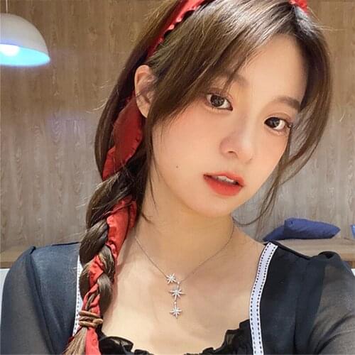 Fashion Red Lotus Lace Headband Streamer Super Fairy Girl Korean Style Headdress Ponytail Romantic Female Cloth Headband