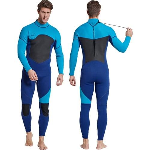 Wetsuit Neoprene 3mm Windsurf Men Scuba Diving Suit Kitesurf Spearfishing Swimming Underwater Fishing Surf Clothes Equipment