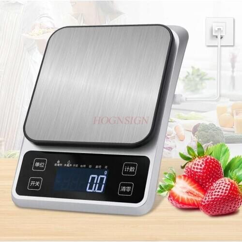 Experiment equipment Precisely charged kitchen electronic scales for home baking weighing food weighing weight