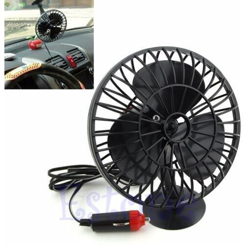 New 12V Powered Mini Truck Car Vehicle Cooling Air Fan Adsorption Summer Gift