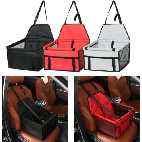 Pet Dog Cat Car Seat Kennel Puppy Safe Travel Belt Booster Carrier Outdoor