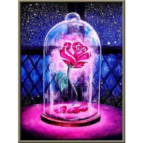 Landscape Flower DIY 11CT Cross Stitch Embroidery Kits Needlework Craft Set Cotton Thread Printed Canvas Home Decoration Sell