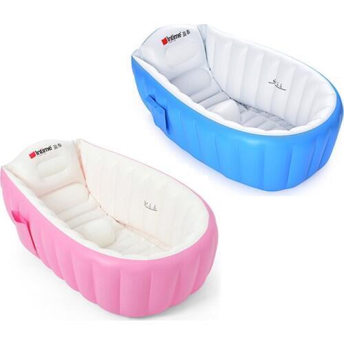 Portable bathtub inflatable bath tub Child tub Cushion Warm winner keep warm folding Portable bathtub With Air Pump Free Gift