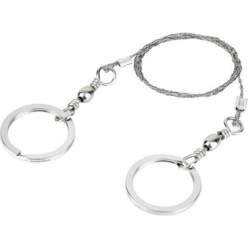 New Outdoor Camping Hiking Survival Tool 1pcs High Quality Stainless Steel Wire Saw Outdoor Plastic Steel Wire Saw Ring Scroll