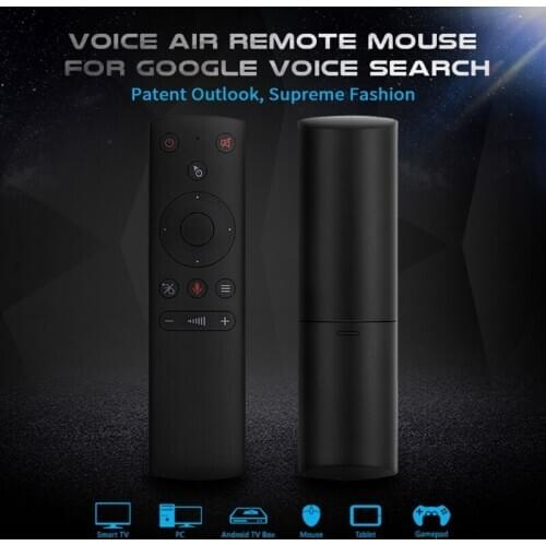 G21S Voice Control Air mouse Gyro Mic IR learning Wireless Remote control Assistant Smart remote for tv box H96