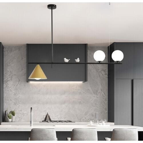 Nordic Glass Ball Chandelier Modern LED Bird Hanging Lamps For Living Room Bedroom Kitchen Lighting Home Decoration Luminaire