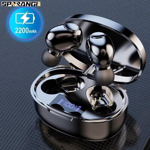 TWS Wireless Bluetooth Headset 5.1 One Pair Of Mini Small In Ear HIFI Stereo Microphone Headset Earbud With 2200mAh Charging Box