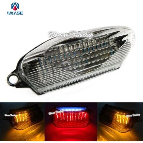 Waase Tail Brake Turn Signals License Plate Integrated Led Light For 1997-2005 HONDA Super Hawk 1000 VTR1000F VTR1000 Firestorm