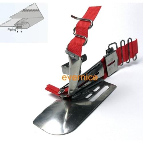 Top & Bottom Clean Finish Coverstitch Binder w/Top Tape Feeder For Juki Pegasus