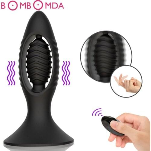 Vibrating Anal Plug Vibrator Wireless Remote Control Waterproof Silicone Anal Buttplug Sex Toys For Men Gay Sex Toy Butt Dilator