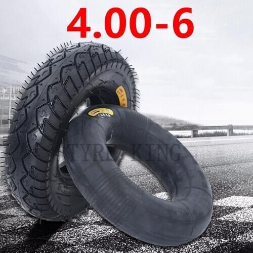 High Quality 4.00-6 Inner and Outer Tires 400-6 Thickened Wear-resistant Pneumatic Tyres for Trolley Accessories