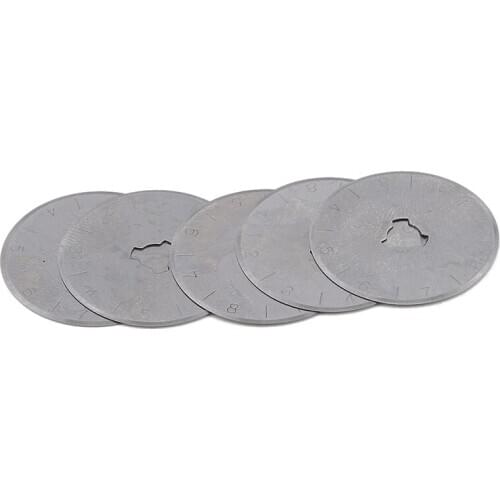 28 /45/60MM Patchwork Roller Wheel Round Knife Cloth Cutting Knife Leather Craft Fabrics Rotary Cutter For Leather Fabrics 1Pc