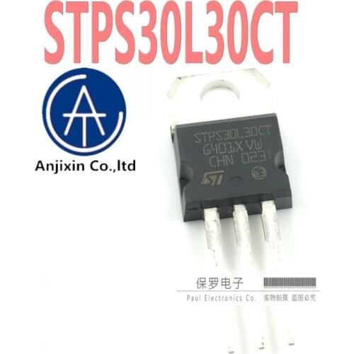 10pcs 100% orginal new Schottky diode STPS30L30CT 15A/30V TO-220 in stock