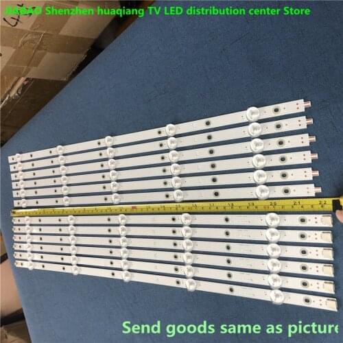100% New 12pcs/Kit LED strips for PHILIPS 55 TV 55PUS6753 55PUS6412 55PUS7503 T550QVN05.7 LB55073 V0_01 V0_02 V1_02 V1_03