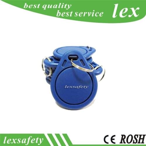 100pcs/Lot 125Khz ISO11785 Proximity RFID T5577 Smart IC Writable keyfobs Rewriteable Token Tag Keyfob Keychains Access Control