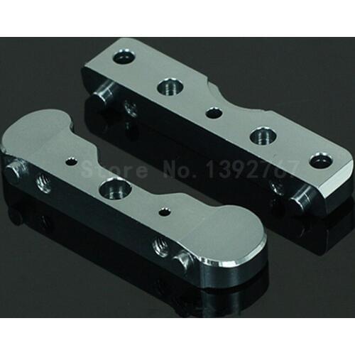 2Pcs RC Car Upgrade HoBao OP-0115 Hyper VS Front&Rear Suspension Arm Holder For 1/8 Scale Models Truck RC Remote Control Car CNC
