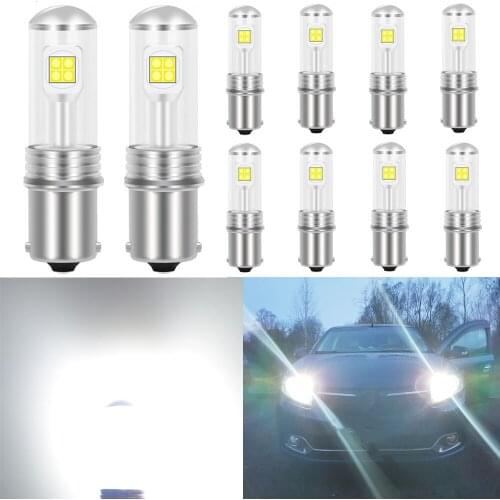 40W 1156 BA15S 1157 P21/5W LED Car Tail Bulb Brake Light Reverse Lamp Auto For Benz VW Ford Mazda Volvo Skoda Seat Renault Kia
